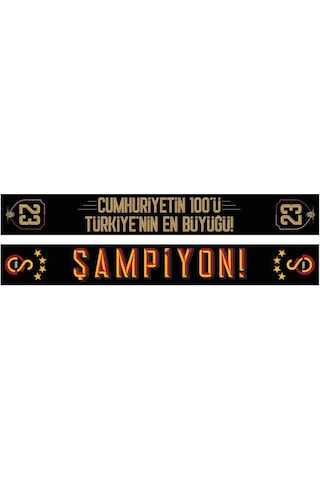 Galatasaray Lisanslı 23. Şampiyonluk Şal Atkı Aslan Ahşap Kutulu