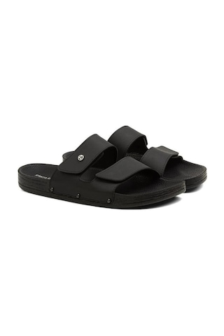 Pierre Cardin Pc-7039 Ortopedik Büyük Numara Erkek Terlik Siyah