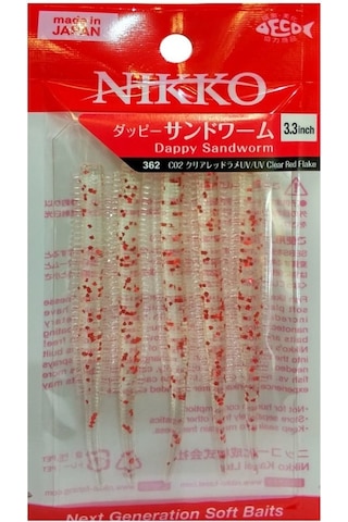 Nikko Sandworm Floating 8.5cm Lrf Silikonu Red Flak 362