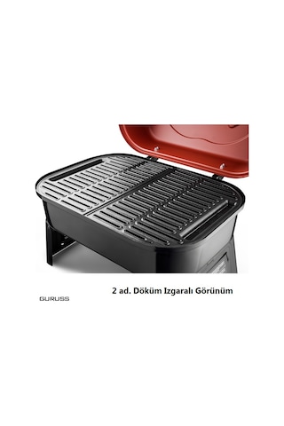 Döküm Izgara-Guruss Go & Grill Uyumlu İkinci Izgara Hariç