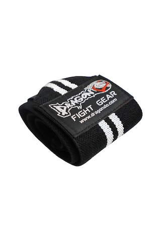 Dragondo 63911 Halter Ve Fitness Bilek Bandajı Yeni Seri Siyah - Beyaz