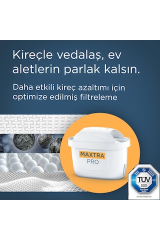 Brıta Maxtra Pro Kireç Uzmanı Yedek Su Arıtma Filtresi, 6 Lı