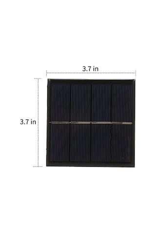 Pazly Akıllı Güneş Enerjili 1w/2v Pil Şarj Cihazı, 1.2v Aa Şarj Edilebilir Pil İçin Polikristalin Epoksi Güneş Paneli