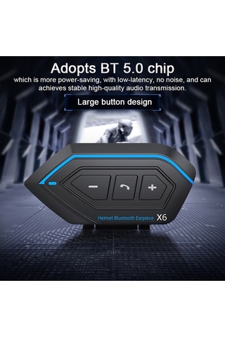 Fortunelane 1500mah Pil, Kask Kulaklığı, Bt5.0, Gümüş Sert Boru Mikrofon, Ipx67 Su Geçirmez, Ana Ünite Ayrılabilir, Gürültü Azalt