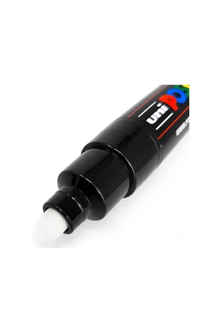 Posca Uni Pc-7m Marker Sanat Kalemi - Büyük Mermi Ucu - 4,5-5,5 Mm Uç - 2'li Paket - Siyah Ve Beyaz