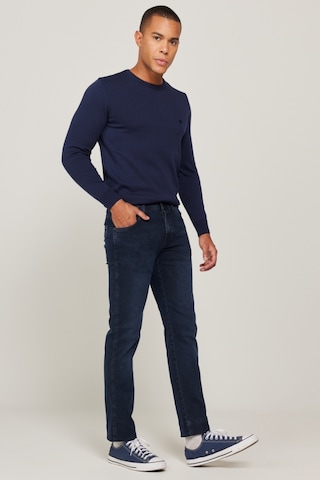 Wrangler Arizona Straight Fit Düz Kesim Normal Bel Düz Paça Mavi Erkek Esnek Jean Denim Kot Pantolon W211844396 Mavi