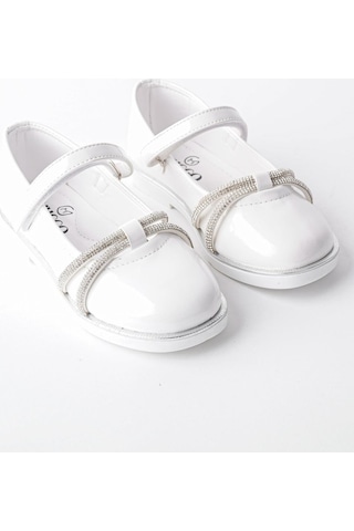 Muggo Unicorn Garantili Günlük Ortopedik Hafif Taban Taşlı Ve Cırtlı Kız Çocuk Babet 001