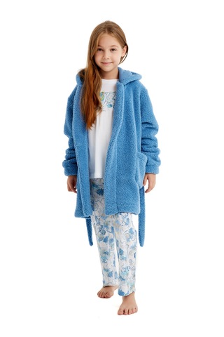 Kız Çocuk Pijama Takımı 51636 - Beyaz