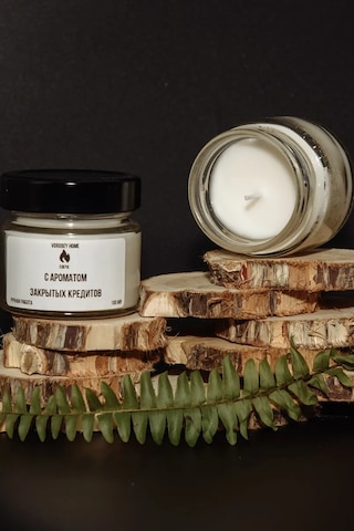 Vorobey Home "kapalı Krediler" Aromalı Mum 263618598 Beyaz