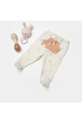 Biorganic Teach Me Patikli Pantolon Kiremit- Mint Yeşil Kiremit - Mint Yeşili