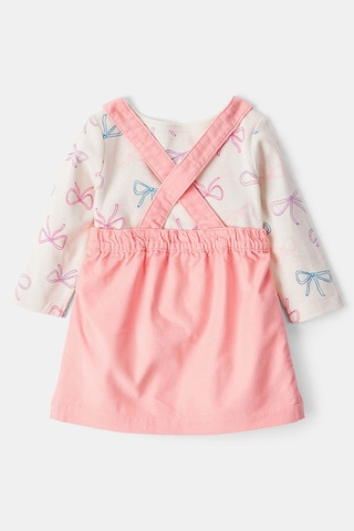 Kız Bebek Salopet Set Ctr-1t567310 Pembe