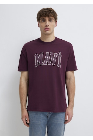 Mavi - Mavi Logo Baskılı Mor Tişört 0611711-70434 Mor