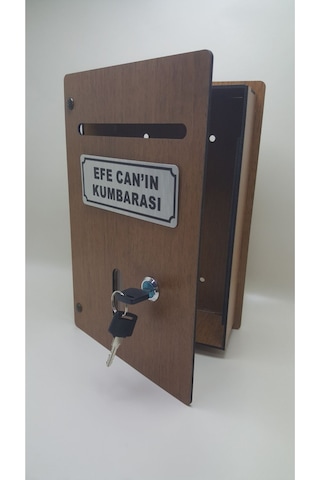 Büyük Boy Ahşap Kişiye Özel Kumbara