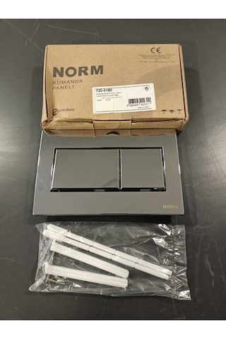 Norm Kumanda Paneli Parlak Krom 720-0180 VitrA- Diğer