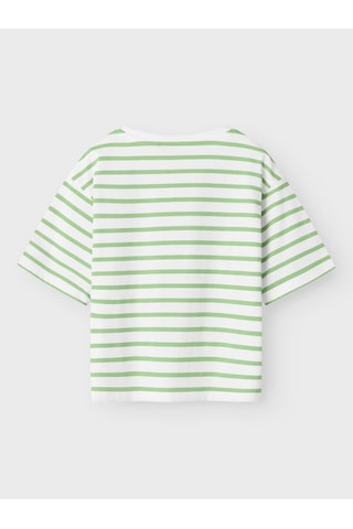 Name It Nkfvitanni Ss Short Rlx Top Unisex Çocuk T-shirt 13241646 Yeşil