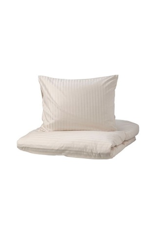 Ikea Nattjasmın Çift Kişilik Nevresim Takımı 220 X 240 Cm Bej