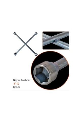 Bijon Anahtarı 4 Lü Bijon Dörtlü Bijon Anahtarı 17-19-21-22