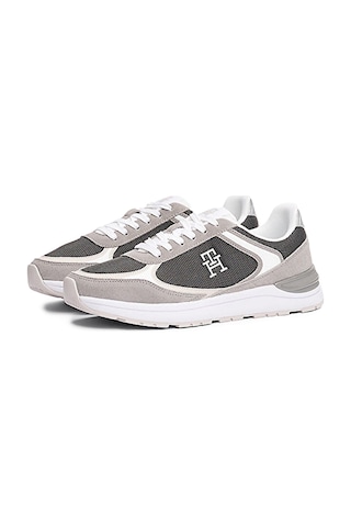 Tommy Hilfiger Casual Fashıon Runner Mıx Gri Kadın Sneaker Gri