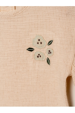 Kd53403 Şile Bezi Nakışlı Bluz & Pantolon Takım 6-36 Ay Mint