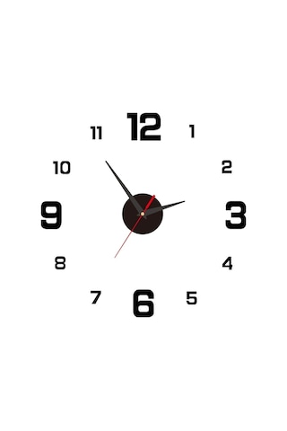 Yulong Moveevo Kişiselleştirilebilir Akrilik Duvar Saati - 40cm Renkli Çok Renkli