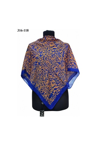 Sharell Desenli Soft Pamuk Eşarp 316-118 Çok Renkli