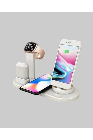 İphone, Airpods Ve Akıllı Saat Uyumlu Çoklu Şarj Cihazı - Lisinya