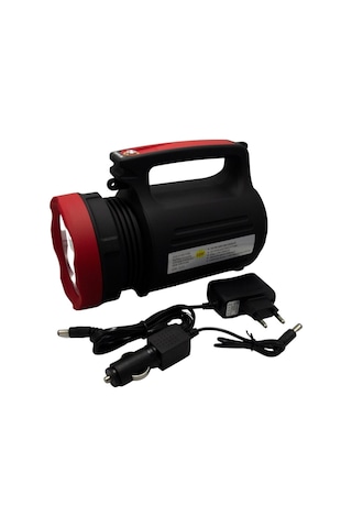 Gold Silver Gs 325 10w Araç Şarjlı El Feneri Siyah