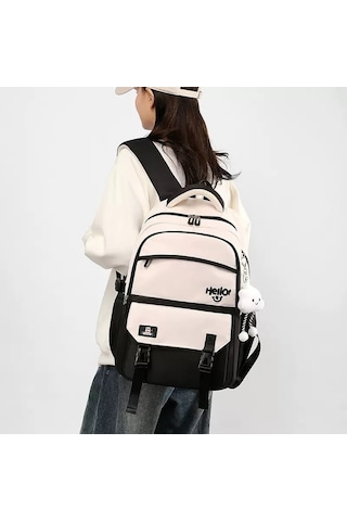 İlkokul Çocuklarına Özel Şık Ve Konforlu Günlük Okul Sırt Çantası Siyah