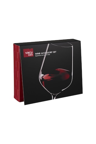 Vacu Vin Experience 6 Parçalı Şarap Seti, Şarap Pompası, Şarap Boşaltıcı, Garson Bıçağı, Yedek Tıpa, 68897