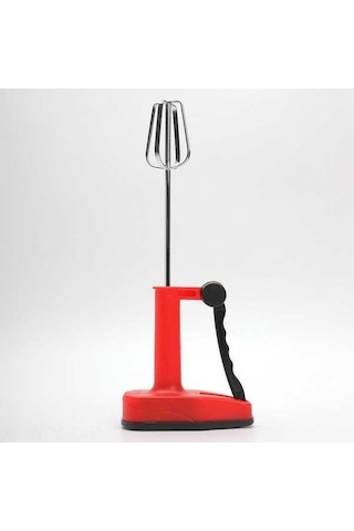 Besthome1 Ev Kullanımı Mini El Mikser, Kek Ve Krema İçin Döner Basma, Pastane Aleti, Kırmızı Diğer Diğer