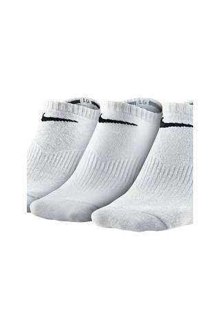 Nike Performance Lightweight No Show 3'lü Pamuklu Soket Çorap Beyaz