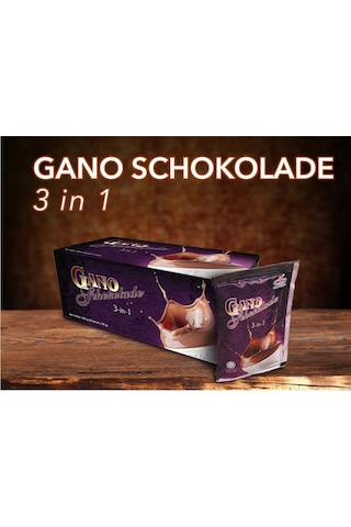 Gano Schokolade Kakaolu ve Ganoderma Mantarlı İçecek Tozu 600 G