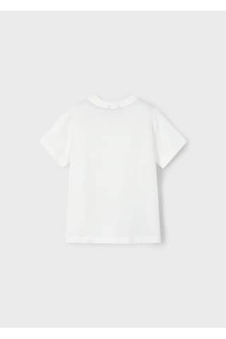 Erkek Çocuk Kaykay Baskılı Tshirt 4-8 Yaş Krem Krem