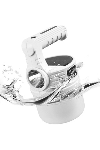 Mobgift Güneş Enerjili Kamp Lambası 2000 Lümen Süper Parlak, 5 Aydınlatma Modlu,usb İle Şarj Edilebilir Dış Mekan,asılabilir Beyaz