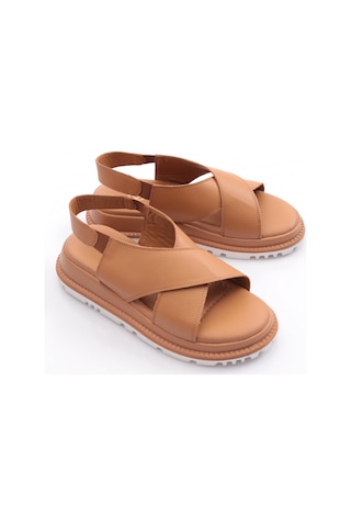 Dgn M-8 Kadin Sandalet Taba
