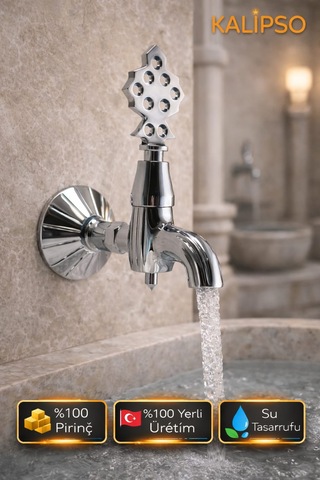 Kalipso Osmanlı Hamam Musluğu Krom