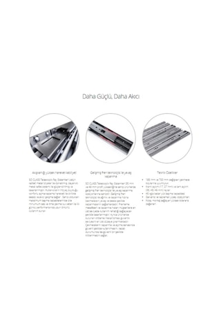 Bilyalı Tam Açılım 45Mm 40Lık Gri