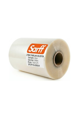 Sarff 27mıc Parlak Selefon - 33cmx2000m 7,5 Kuka
