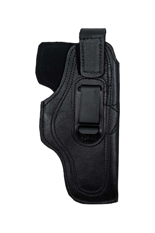 Canik Tp9 Sf İçin Uyumlu Çorap Tipi Deri İç Kılıf Metal Maşalı Siyah