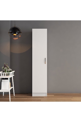 tanmob 1 Kapılı Gardrop Beyaz - Grd0301