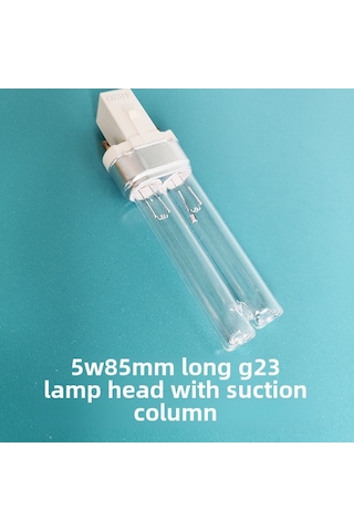 Qingmipy H-şekilli Uv C Dezenfeksiyon Lambası, Kuvars Işık Kaynağı, 5w 85mm, G23 Başı, 8000+ Saat Ömür, Ev/okul İçin Bakteri Virüs Öldürücü