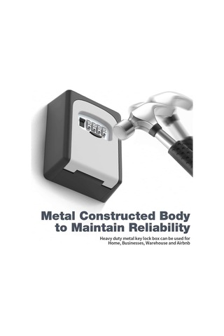 Anahtar Kasa Duvara Monte Kilit Kutusu, Çinko Alaşımlı Anahtar Kutusu, Su Geçirmez Bavoe 4 Haneli