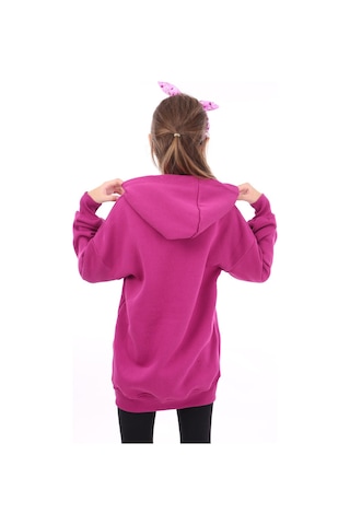 Toontoy Kids Toontoy Kız Çocuk Nakışlı Sweatshirt Mürdüm