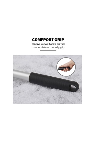 Monyee Kış Araçları İçin Genişletilebilir Kar Silici - 180 Derece Döner Bıçaklı Cam Buz Ve Kar Temizleyici Aleti