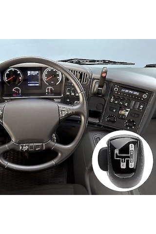 Reedark Scania Kamyon İçin Manuel 6 Vites + R Vites Çubuğu Kolu, Abs Malzeme, Dayanıklı, Kolay Kurulum