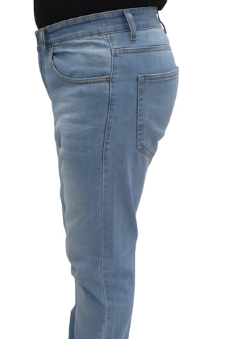 Hacker Denim Hacker Dmctekstil Erkek Y877 Yüksek Bel Rahat Kesim Boru Paça Jean Pantolon Açık Mavi