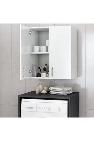 Kobiç 2 Kapaklı Çok Amaçlı Banyo Ve Mutfak Dolabı 70X25X70 Cm