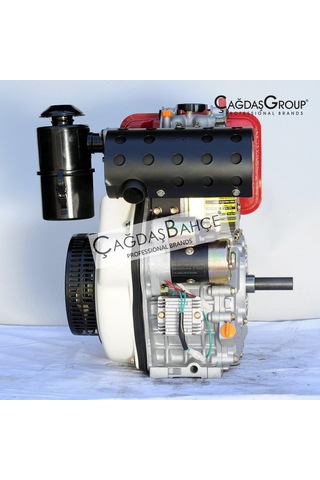 Goldmoto Gm186Fae-B Dizel Motor 10 Hp Marşlı Krank Mili Kamalı
