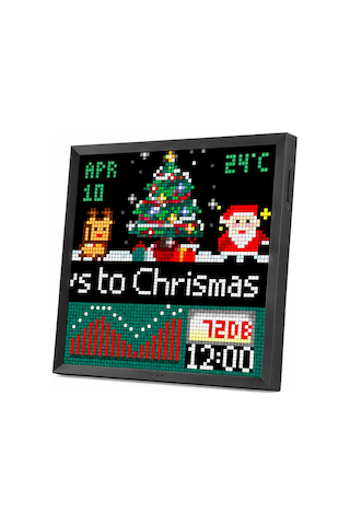Divoom Pixoo 64 Iı Large Pixel Art Ekran Siyah