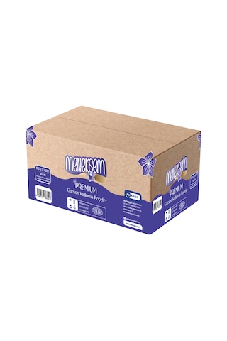 Menekşem Premium Garson Katlama Peçete 33x33 Cm 80 Li X 48 Paket, Toplam 3840 Adet, 2 Katlı